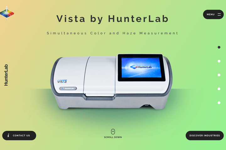 Vista by HunterLad website preview